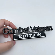 Load image into Gallery viewer, Combat Veteran Edition Metal Badge Car Emblem