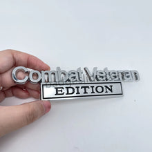 Load image into Gallery viewer, Combat Veteran Edition Metal Badge Car Emblem