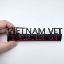 Load image into Gallery viewer, Vietnam Vet Edition Metal Badge Car Emblem