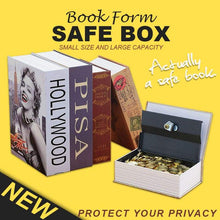 Load image into Gallery viewer, Book Form Safe Box