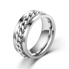 Load image into Gallery viewer, Titanium Steel Rotatable Chain Ring