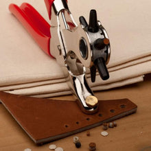 Load image into Gallery viewer, HOUSEHOLD REVOLVING LEATHER HOLE PUNCHER