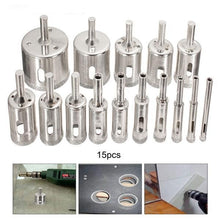 Load image into Gallery viewer, Diamond Hole Saw Drill Bit Set