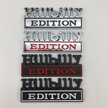 Load image into Gallery viewer, “Hillbilly Edition” Car Badge