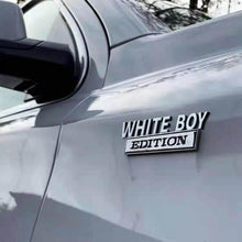 Load image into Gallery viewer, The Original WHITE BOY Edition Emblem Fender Badge