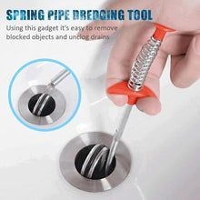 Load image into Gallery viewer, Spring Pipe Dredging Tool