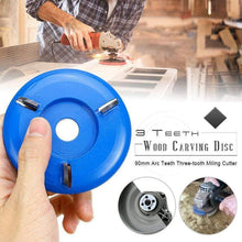 Load image into Gallery viewer, 3 Teeth Wood Carving Disc