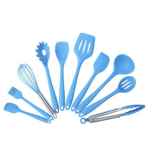 Load image into Gallery viewer, 10 Piece Silicone Kitchen Utensil Set