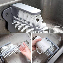 Load image into Gallery viewer, Double-sided Brush Suction Cup Cleaner