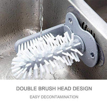 Load image into Gallery viewer, Double-sided Brush Suction Cup Cleaner
