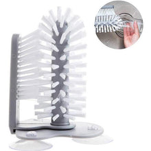 Load image into Gallery viewer, Double-sided Brush Suction Cup Cleaner
