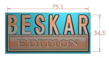 Load image into Gallery viewer, The Original BESKAR EDITION Emblem Fender Badge-Custom-3