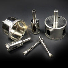 Load image into Gallery viewer, Diamond Hole Saw Drill Bit Set
