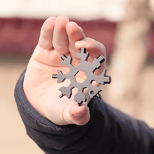 Load image into Gallery viewer, ⛄🎄🎁🎅Christmas idea🥰18-IN-1 SNOW-SHAPED STAINLESS STEEL MULTI-TOOL