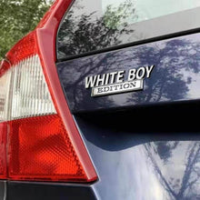 Load image into Gallery viewer, The Original WHITE BOY Edition Emblem Fender Badge