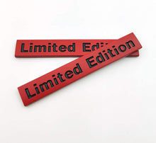 Load image into Gallery viewer, 2x Chrome Metal Limited Edition