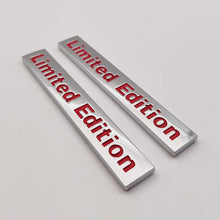 Load image into Gallery viewer, 2x Chrome Metal Limited Edition