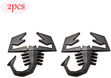 Load image into Gallery viewer, 2pcs Scorpion Metallic Emblem Fender Badge