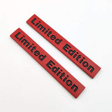 Load image into Gallery viewer, 2x Chrome Metal Limited Edition