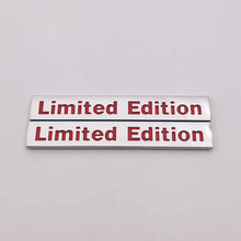 Load image into Gallery viewer, 2x Chrome Metal Limited Edition