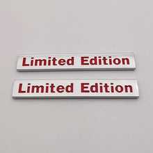 Load image into Gallery viewer, 2x Chrome Metal Limited Edition