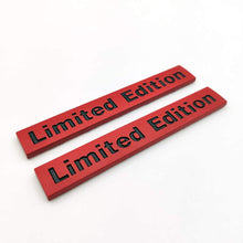 Load image into Gallery viewer, 2x Chrome Metal Limited Edition