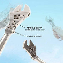 Load image into Gallery viewer, 8 inch Adjustable Ratchet Wrench