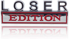 Load image into Gallery viewer, THE ORIGINAL LOSER EDITION EMBLEM FENDER BADGE