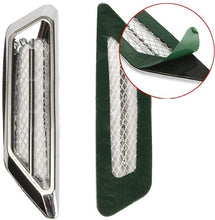 Load image into Gallery viewer, Universal Car Air Flow Chrome Fender Side Vent Decor Sticker