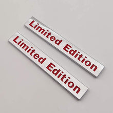 Load image into Gallery viewer, 2x Chrome Metal Limited Edition