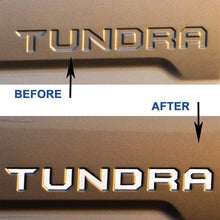 Load image into Gallery viewer, 3D Raised Tailgate Insert Letters Rear Emblems