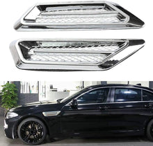 Load image into Gallery viewer, Universal Car Air Flow Chrome Fender Side Vent Decor Sticker