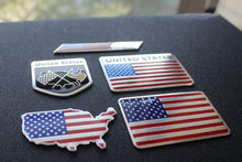 Load image into Gallery viewer, 5pcs American US Flag Decal Sticker