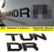 Load image into Gallery viewer, 3D Raised Tailgate Insert Letters Rear Emblems