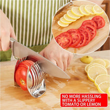 Load image into Gallery viewer, Kitchen Lemon Tomato Slicer Clip Cutting Aid (1/3/5PCS)