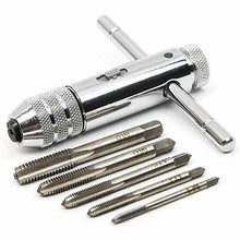 Load image into Gallery viewer, Ratchet Tap Chuck Wrench With Adjustable T Handle