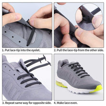 Load image into Gallery viewer, No Tie Silicone Shoelace