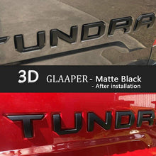 Load image into Gallery viewer, 3D Raised Tailgate Insert Letters Rear Emblems