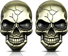Load image into Gallery viewer, Deselen Metal Skull Decal Sticker