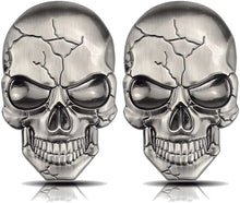Load image into Gallery viewer, Deselen Metal Skull Decal Sticker