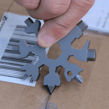 Load image into Gallery viewer, ⛄🎄🎁🎅Christmas idea🥰18-IN-1 SNOW-SHAPED STAINLESS STEEL MULTI-TOOL