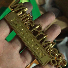 Load image into Gallery viewer, The GLODEN Original White Privilege Edition Emblem Fender Badge