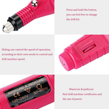 Load image into Gallery viewer, Nail Art Electric Nails Repair Drill Machine