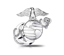 Load image into Gallery viewer, USMC Logo Metallic Emblem Fender Badge