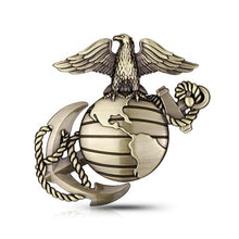 Load image into Gallery viewer, USMC Logo Metallic Emblem Fender Badge
