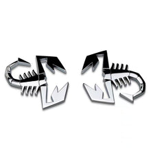 Load image into Gallery viewer, 2pcs Scorpion Metallic Emblem Fender Badge