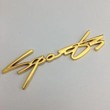 Load image into Gallery viewer, Sports 3D Raised Metal Emblem Badge