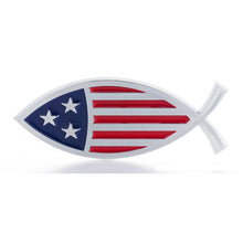 Load image into Gallery viewer, 2pcs Star-Spangled Fish Metallic Emblem