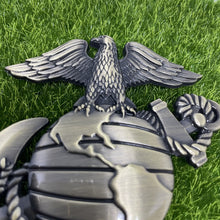 Load image into Gallery viewer, USMC Logo Metallic Emblem Fender Badge