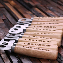 Load image into Gallery viewer, Personalized Wood Beer Bottle Opener